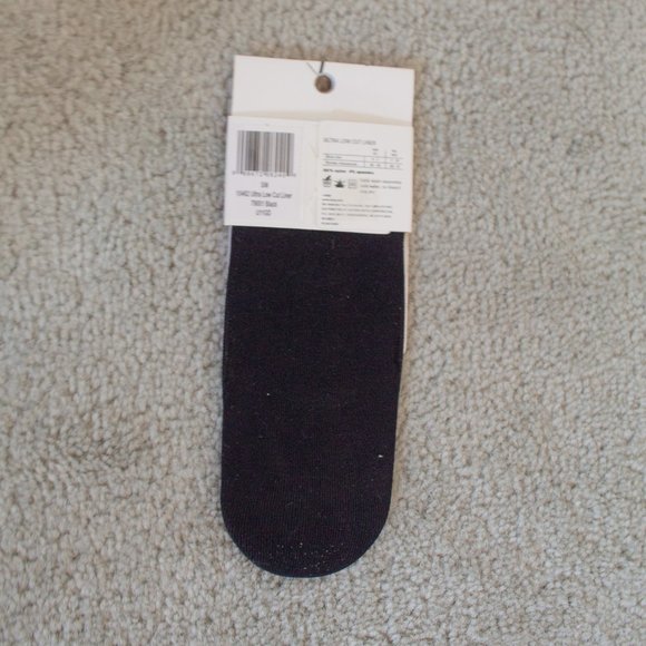 HUE | Ultra Low Cut Liner Socks | Black - Picture 2 of 3
